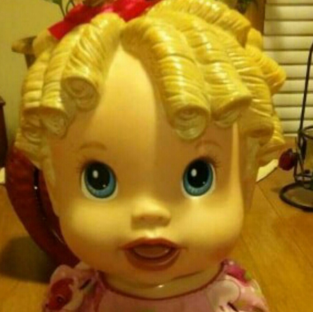 Baby All Gone. Baby Alive with sippy cup
